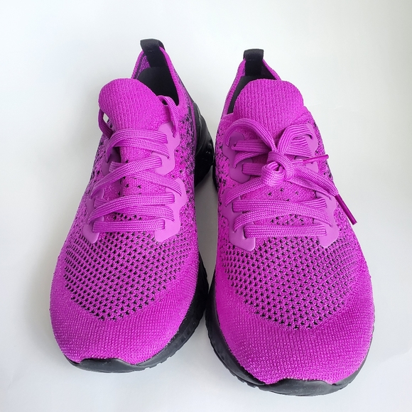 Sold NIKE 🔥 EPIC REACT FLYKNIT2 Vivid Purple - Picture 4 of 11